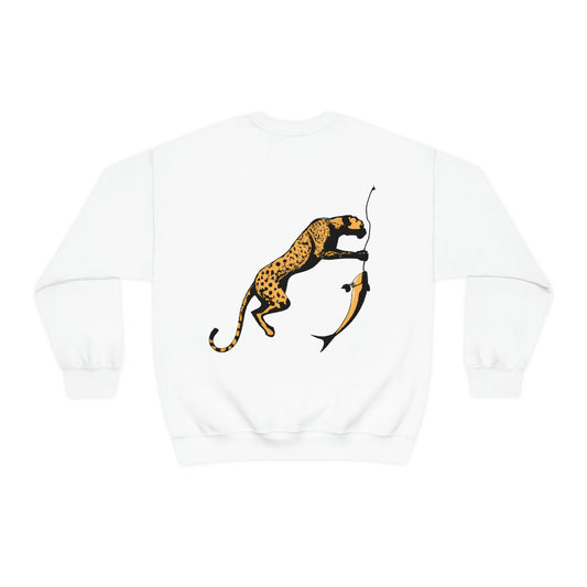 Cheetah Fish Crewneck